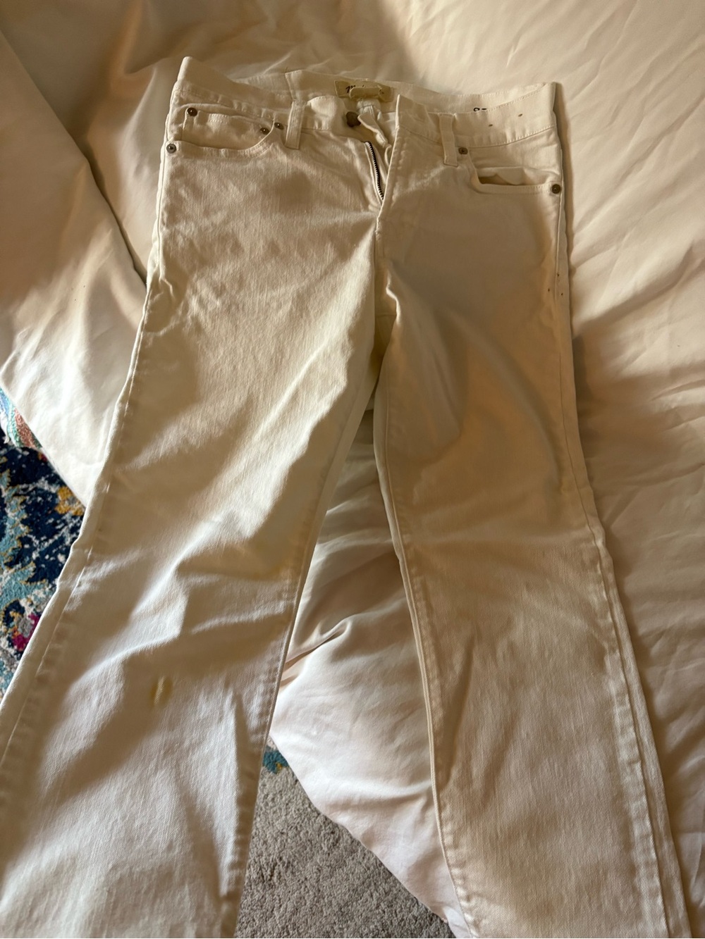 Madewell Off-White Denim Jeans